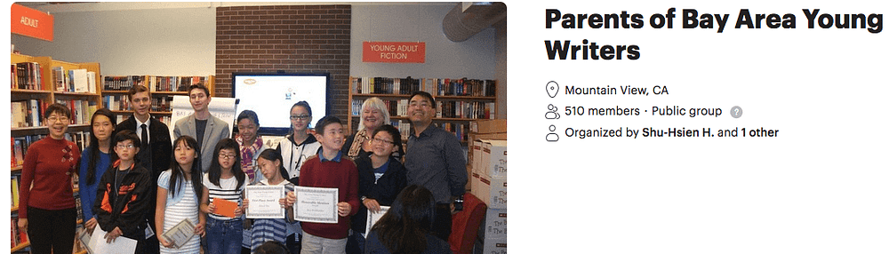 Bay Area Young Writers Meetup